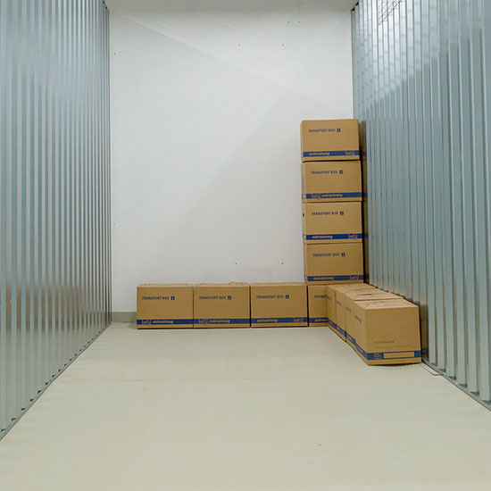 Extraspace-Lagerraum LARGE 16 bis 19 m² (Beispielbild)